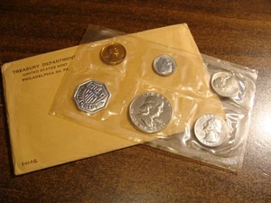 Silber Proof Set 1961 - schön! - Bild 1 von 2