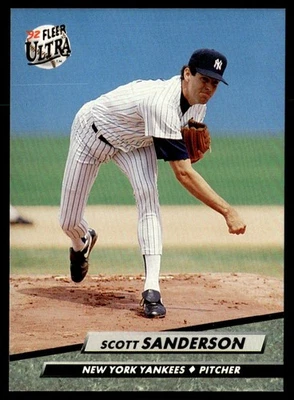 1992 Ultra Scott Sanderson New York Yankees #414 - Image 1 of 2