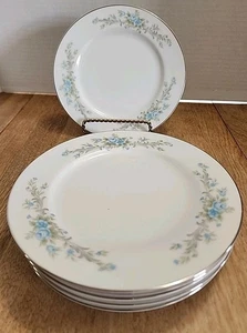 6er Set Royal Court Blue Fantasy Fine China of Japan 6-1/2" Teller - Bild 1 von 15