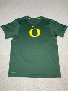 Nike Dri Fit Oregon Ducks Green Short Sleeve T Shirt Adult Size Medium EUC! - Picture 1 of 9