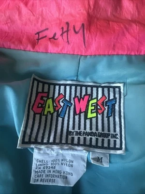 East West Windbreaker Track Suit Vintage 90s/80s, Multicolor, medium - Image 1 of 4