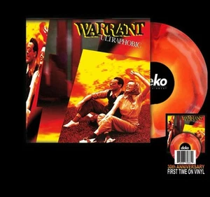 New WARRANT Ultraphobic 2025 Vinyl Record Orange Swirl Limited 500 PRE-ORDER - Picture 1 of 3