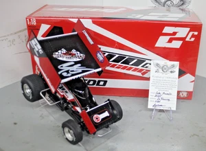 2025 Cole Macedo #2c Racing - Outlaw 1/18 ACME Diecast Sprint Car Autograped - Picture 1 of 2