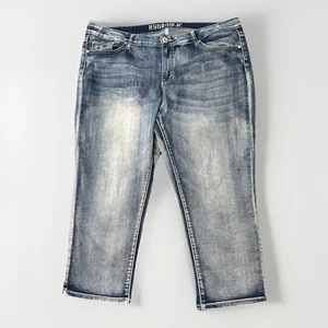 Hydraulic Jeans 20W dunkelblau Nolita Mid Rise Curvy bestickte Taschen 41x23 - Bild 1 von 9