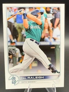Tarjeta de novato de béisbol (RC) Cal Raleigh 2022 Topps Serie 1 # 277 Seattle Mariners - Imagen 1 de 3