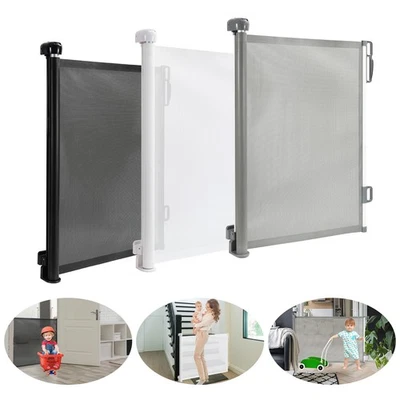 Treppenschutzgitter Absperrgitter Türschutzgitter ausziehbar Kaminschutzgitter - Bild 1 von 4