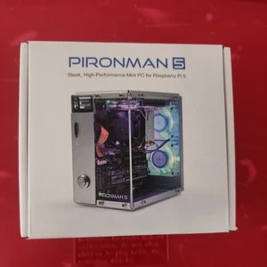 Pironman 5 NVMe M.2 SSD PCIe Mini PC Case for Raspberry Pi 5 Hailo-8L AI - Bild 1 von 8
