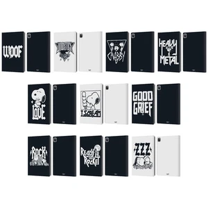 OFFICIAL PEANUTS ROCK TEES LEATHER BOOK CASE FOR APPLE iPAD - Picture 1 of 16