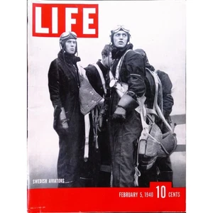 Life Magazine 5. Februar 1940 Lenin liegt im Staat Mrs. Roosevelt Nahaufnahme Nachrichten Veranstaltungen - Bild 1 von 16