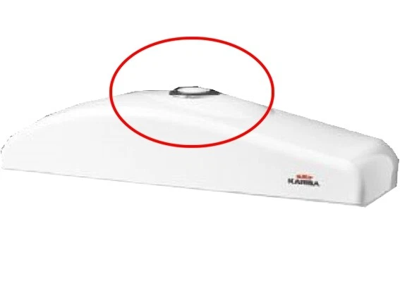 Pulsante tondo per cassetta scarico Kariba biblo classic