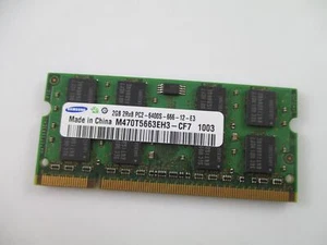 Ram Memory SO-DIMM 2 GB PC2-6400S SAMSUNG M470T5663EH3-CF7 Original #4 - Picture 1 of 2