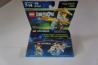LEGO DIMENSIONS Ninjago Sensei Wu & Flying White Dragon Fun Pack Set 71234 NIB - Image 1 of 4