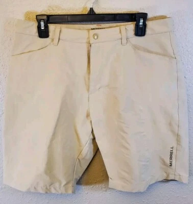 Pantalones cortos chinos de senderismo Merrell para hombre talla 34x9 caqui Foto 1 de 4