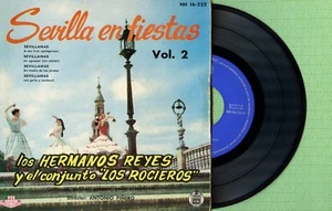LOS HERMANOS REYES / Sevillanas / HISPAVOX HH 16-222 Press Spain 1961 EP G+ - Picture 1 of 5