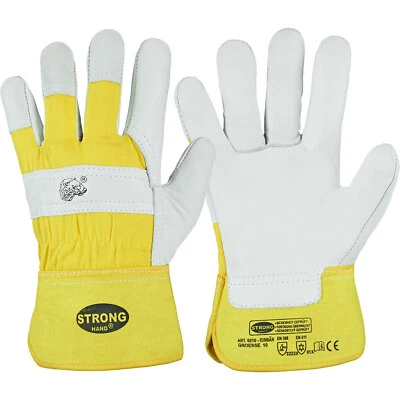 Arbeitshandschuhe Winterhandschuhe Stronghand EISBÄR gefüttert Rindleder Gr 8-12 - Bild 1 von 3