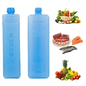 ^Freezer Ice Blocks Reusable Cool Cooler Pack Bag Freezer Picnic Travel Lunch - Bild 1 von 20