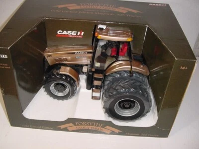 1/16 Case IH Magnum 305 "Gold Limited Edition" Tractor NIB Forsythe Family Farms - Image 1 of 4