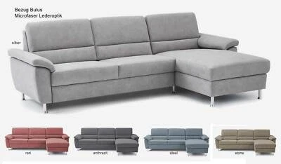 Dietsch Onyx Polsterecke Ecksofa Schlaffunktion Schlafsofa Bettkasten Microfase  - Bild 1 von 4