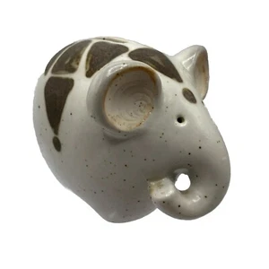 Vtg Takahashi Elephant Bank Mid Century Modern Ceramic Japan Old 4” H Cute! - Picture 1 of 11