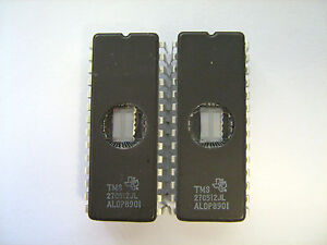 TEXAS INSTRUMENTS 27C512JL 27C512 IC 28Pin DIP EPROM - Lot of 2 Pcs / TESTED 
