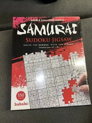Samurai Sudoku 550 Piece Jigsaw Puzzle Babalu New - Изображение 1 из 2