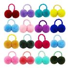 10pcs Colorful Pets Grooming Bows Double Plush Ball Dog Hair Rope  Grooming
