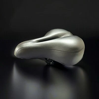 Asiento de bicicleta cómodo de gran tamaño ajuste universal para bicicleta estática y bicicletas al aire libre Foto 1 de 3