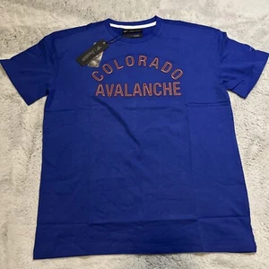 NHL COLORADO AVALANCHE FANATICS SIGNATURE MENS SIZE L TEE SHIRT NWT! STITCH! - Picture 1 of 5