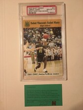 2003 Lebron James Rookie /1000 PSA 10 Saint Mary ST Vincent High School Card #4