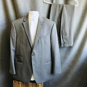 Giacca tuta Sean John grigia 2 pezzi 44R pantaloni 37 x 29,25 - Foto 1 di 10