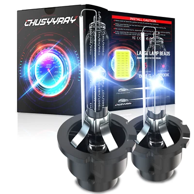 Un par de bombillas de haz alto/bajo para faros D2S HID 6000 k para Infiniti Q60 2014-2019 Foto 1 de 4