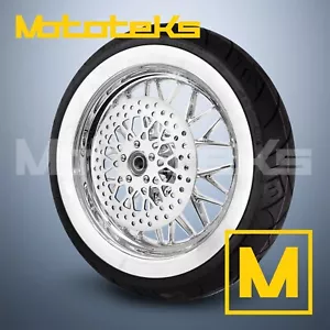 RUEDA 16X3.5 CORE MAG CROMADA PARA HARLEY SOFTAIL SPORTSTER DYNA MODELOS LLANTA TRASERA - Imagen 1 de 5