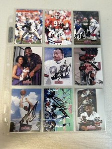 Michael Dean Perry 1992 Pro Line Profiles Autograph Complete 9 Card Auto Set