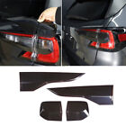 4×Smoked Black ABS Tail Light Lamp Guard Cover Fit For Subaru Outback 2021-2024