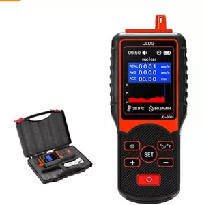 Greaked Geiger Counter Handheld Nuclear & Electromagnetic Radiation Detector Blk - Picture 1 of 1