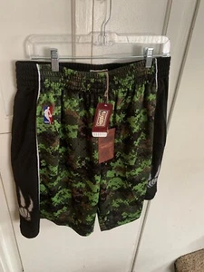 NBA Mitchell & Ness Toronto Raptors Camo Basketball Shorts - Men's Size L - NEW - Picture 1 of 7
