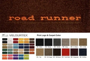 Lloyd Mats Velourtex Plymouth Road Runner Custom Front Floor Mats (1968-1975) - Picture 1 of 9