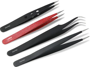 Profi Hunde Zeckenzangen Set aus Edelstahl - Zeckenentfernung Leicht gemacht - Bild 1 von 9