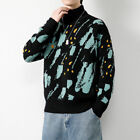 Men Sweaters Autumn Winter Trend Thickened Sweaters Youth Knitwear Pullovers