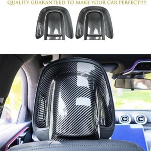 Para Benz EQE EQS 2022-2025 ABS Fibra de Carbono Asiento Reposacabezas Cubierta Panel Tapicería 6 Piezas - Imagen 1 de 11