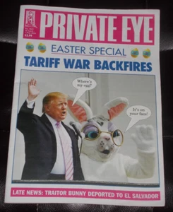 Private Eye Magazine - 18th April 2025 - New - Tariff War Backfires - Picture 1 of 1
