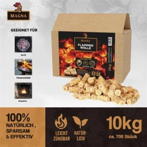 10KG 700Stk. Premium BIO Kaminanzünder Grillanzünder Holzanzünder Anzünder Feuer - Bild 1 von 5
