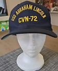 VTG USS Abraham Lincoln CVN 72 Trucker Mesh Hat Cap Snapback New Era See Pic/Des