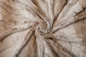 Chanasya Faux Fur Brown Ombre Throw Blanket - full queen - Picture 1 of 6