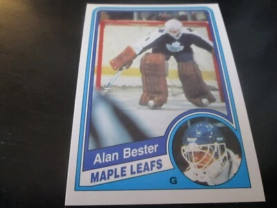 alan bester (toronto maple leafs -g) 1984/85 o-pee-chee ROOKIE card #297 nr/mint - Image 1 of 2