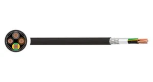 Dual Screen Servo Motor Power Cable, 4 Core, 1.5mm² 50m - PP001539 - Picture 1 of 1