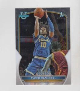 (8) Tyger Campbell 2022-23 Bowman University cromo novato lote #9 UCLA BRUINS - Imagen 1 de 1