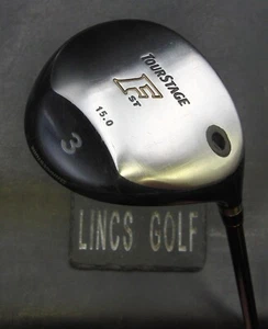 Bridgestone Tourstage FST 15° 3 Wood Regular Graphite Shaft Golf Pride Grip - Picture 1 of 6