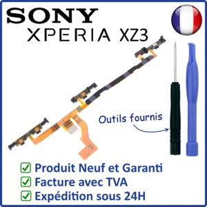 NAPPE DES BOUTONS POWER ON OFF ALLUMAGE VOLUME PHOTO DU SONY XPERIA XZ3 H8416 - Photo 1 sur 5