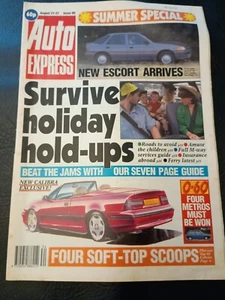 Auto express magazine Issue 99 August 1990 Vintage - Picture 1 of 1